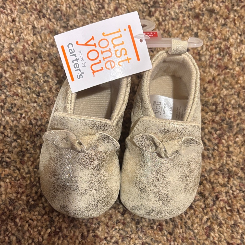 Carter's Beige Baby Walker Shoes